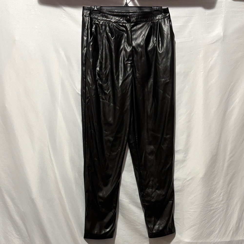 Princess Polly Black Straight Leg Pants